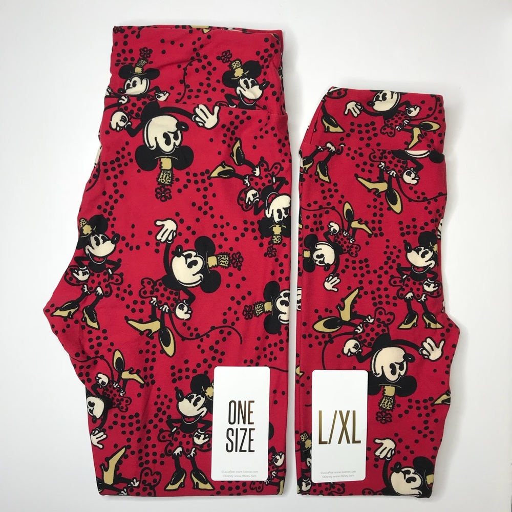 🌷LuLaRoe Mommy & Me Disney O/S & L/XL Minnie Mouse